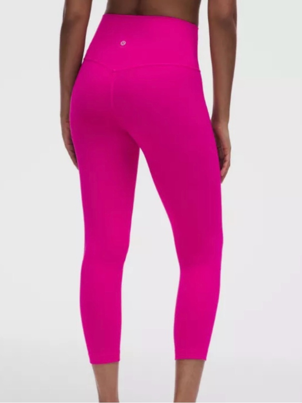 Lululemon align crop fucsia leggings size 6